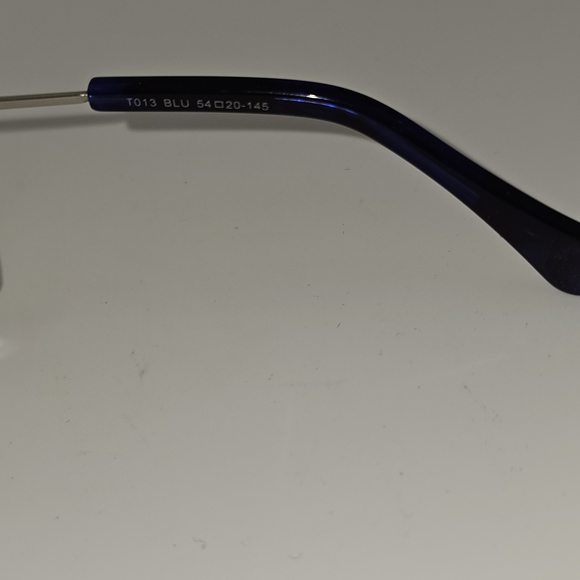 True‎ Religion Mens T013 BLU Blue RX Eyeglass Frames 54 20 145 - Picture 8 of 10